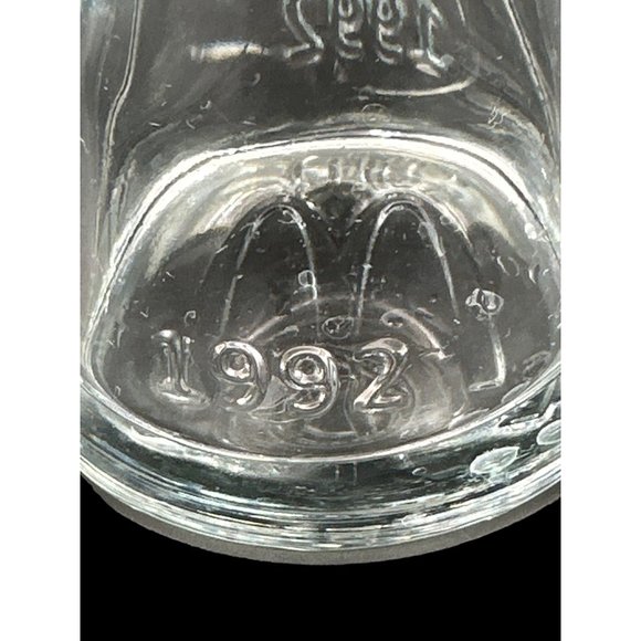 Set of 4 Vintage 1992 McDonalds clear glass 16 ounce soda collectors glasses -B - Picture 3 of 4
